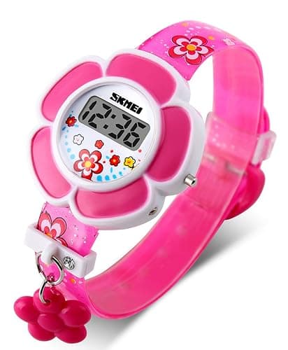 Kids Watch Girl Flower Shape Watch Novelty Cartoon Digital Watch 1144 - Image 1