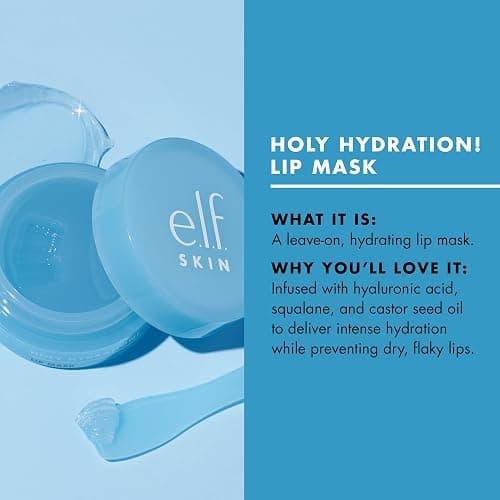 e.l.f. SKIN Holy Hydration! Lip Mask, Hydrating Lip Mask For A Softer & Smoother Pout, Infused With Hyaluronic Acid, Non-Sticky, Vegan & Cruelty-Free thumbnail 3