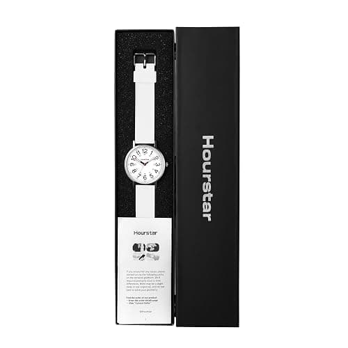 Hourstar Women's Analog Nurse Watch | Second Hand | Easy Read | Silicone | 12/24 Military Time | Silicone Rubber Band | Easy Read Dial | Casual Basic Style | Nursing and Pulse Taking | Daily Wearing thumbnail 6