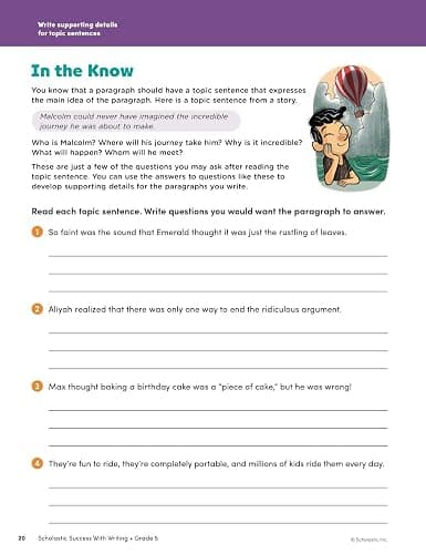 Scholastic Success with Writing Grade 5 Workbook thumbnail 7