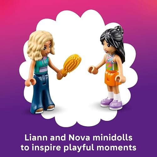 LEGO Friends Creative Dollhouse Suitcase 42697 | Portable Dollhouse, Building Toy for Girls & Boys, Ages 6+, W/ 2 Minidolls & 8 Rooms, 355 pieces, Gift for Birthdays thumbnail 5