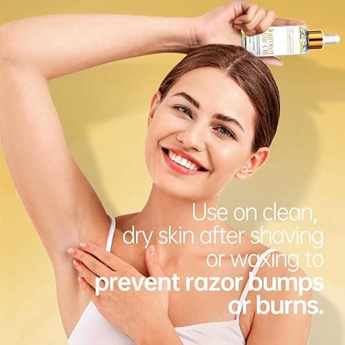 Olio Trattamento Peli Incarniti 40ml, LA.PERSONAL Siero Post Depilazione, Idratante & levigante, Olio Dopobarba per gambe, zona bikini, ascelle, Oil Corpo ridurre protuberanze rasatura e irritante thumbnail 7