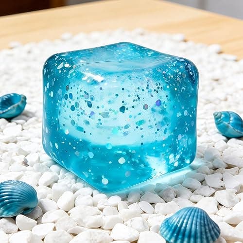 Stress Balls Fidget Toys, Stress Cube Slow Rising, Square Shape Squeeze Toys for Adults, Classroom Prizes, Christmas, Party Favors, Stocking Stuffers thumbnail 2