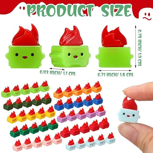 Simgoing 100 Pcs Mini Resin Dumpster Figurines Bulk, Bright Colors | Mini Resin Trash Shape, Dumpster Desk Accessories, Tiny Figurines to Hide, Employee Appreciation Gifts for Coworker Teacher thumbnail 3