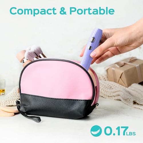 COSLUS Cordless Electric Nail Drill File: Nail Drill Machine with Stepless Speed Knob for Acrylic Gel Dip Powder Polish, Professional Portable Manicure Pedicure Rechargeable for Home Salon Use Purple thumbnail 6