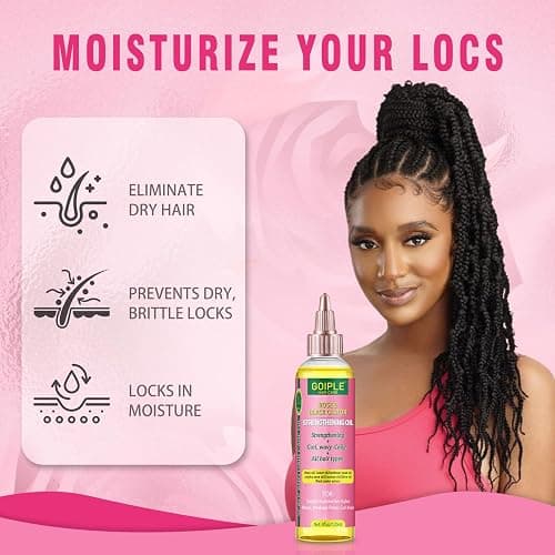Edge Control Wax for Women Strong Hold - Edge Smoother Edge Wax Styling Gel Edge Control Wax for Black Hair - Rose & Castor Hair Oil for Hair Growth Strengthening Hair Oil Briad Bonnet Brush Set thumbnail 5