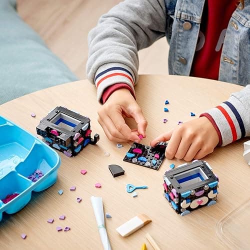LEGO DOTS Secret Holder 41924 DIY Craft Decorations Kit; Creative Activity for Kids Who Want to Make a Cool Cat Set, New 2021 (451 Pieces) thumbnail 6