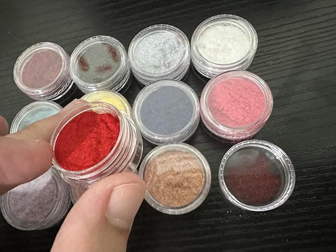 12 Jars Nail Glitter for Nail Art Velvet Powder DIY Manicure Plush Powder Nail Art Decoration Manicure Tool DIY Nail Flocking Powder Kit thumbnail 5