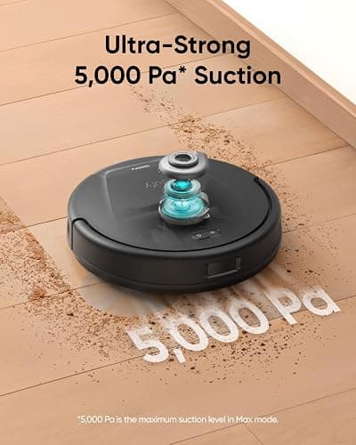 eufy L60 Robot Vacuum with Self Empty Station, Hair Detangling Technology, Up to 60 Days Hands Free Cleaning, 5,000 Pa Suction, Remove Hair, Dust thumbnail 4