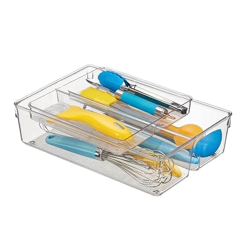 mDesign Stackable Kitchen Storage Drawer