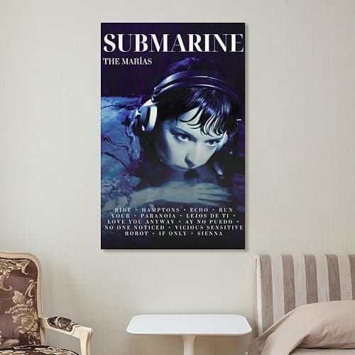 The Marias Submarine 1 Canvas Poster Bedroom Decoration Landscape Office Valentine's Birthday Gift Unframe-style08x12inch(20x30cm) thumbnail 7