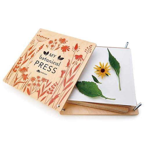 Tender Leaf Toys - My Botanical Press - 8.3 x 8.3 Inch 10 Layers Flower Press, DIY Dried and Preserved Flowers and Leaves, Plants Art & Crafts kit - Age 3+ thumbnail 3