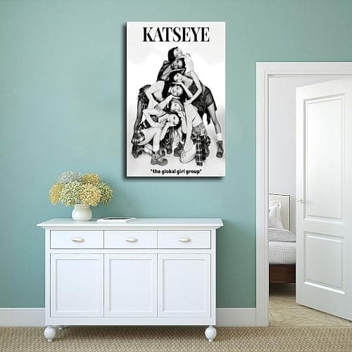 KATSEYE (11) Canvas Poster Bedroom Decor Sports Landscape Office Room Decor Gift Frame-style 24x36inch(60x90cm) thumbnail 4