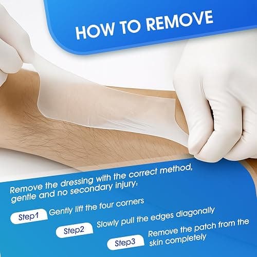 Medical Grade Hydrocolloid Roll for Wound Care, 2in*6.5ft Adhesive Hydrocolloid Bandages, Waterproof Pimple Patch Roll, Ultra Absorbent Large Hydrocolloid Patch for Acne, Blisters,Burns,and Minor Cuts thumbnail 8