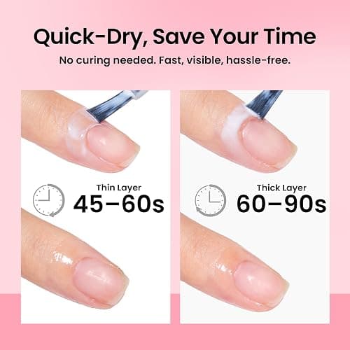 Beetles Odorless Liquid Latex for Nails Set, 2 PCS 15ml Pink & White Peel Off Cuticle Guard, Latex Nail Polish Barrier for Gel Polish, Air Dry Protector for Fingers, Nail Art Cuticle Protectors thumbnail 5