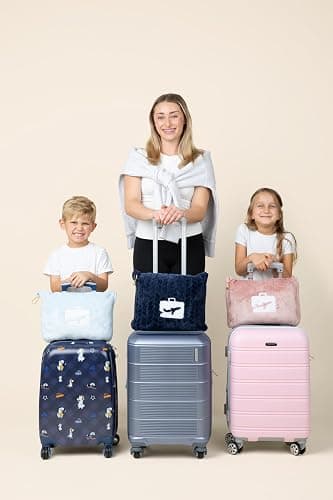 EverSnug Premium Travel Blanket Pillow - Soft 2 in 1 Airplane Blanket with Soft Bag Pillowcase, Hand Luggage Sleeve and Backpack Clip (Light Pink) thumbnail 6