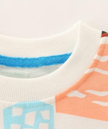 Bumeex Toddler Boy's Kids Crewneck Pullover Sweatshirts 2-7Year thumbnail 4