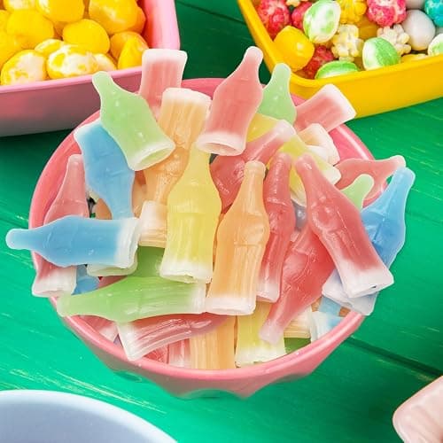 Wax Bottle Candy, 8 OZ Bag (½ LB), Retro Nostalgic Candies with Fruity Liquid Center, TikTok Trend Snack, Assorted Colors and Flavors, Heat Sealed for Freshness, Perfect for Parties and Gifts thumbnail 6