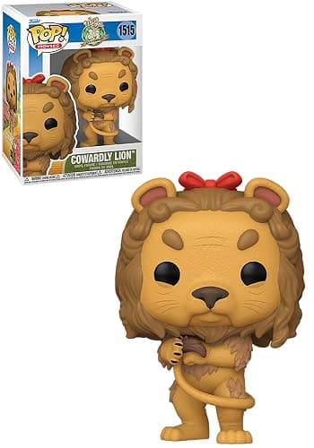 Funko POP! Movies: The Wizard of Oz - Cowardly Lion - 1/6 Odds for Rare Chase Variant - Metallic - Collectable Vinyl Figure - Gift Idea - Official Merchandise - for Kids & Adults - Movies Fans - Image 1