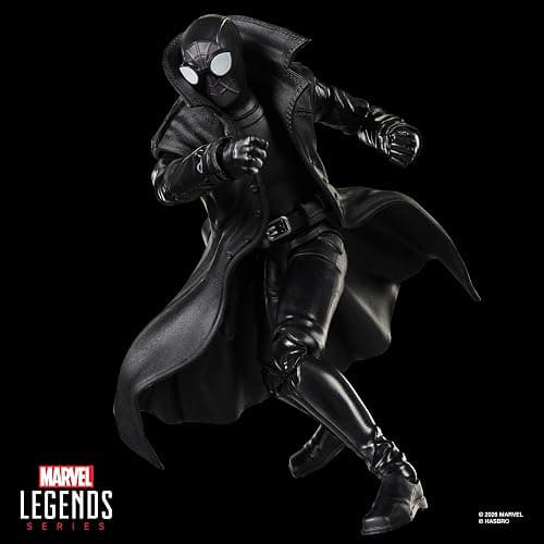 Marvel Legends Series Spider-Man Noir, Retro Cardback Spider-Man Comics Collectible 6-Inch Scale Action Figure thumbnail 7