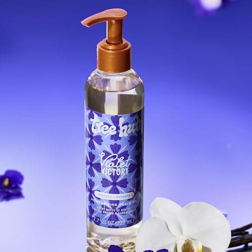 Tree Hut Violet Victory Moisturizing Shave Oil, Hydrating & Nourishing Shave with Shea Butter & Natural Oils, Helps Prevent Bumps & Irritation, Smooth & Soft Skin, Shaving Cream Alternative, 7.7 oz thumbnail 5