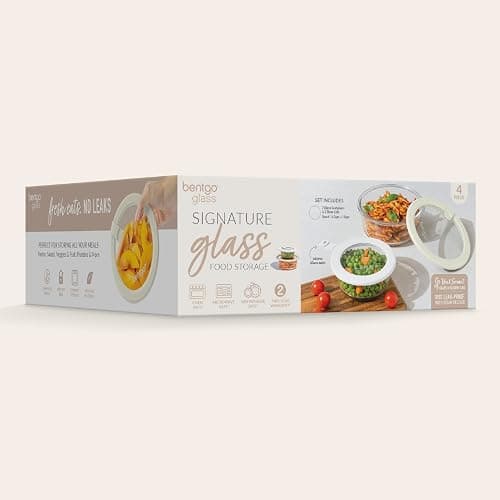 Bentgo Signature Leak-Proof Glass Food Storage - 4-Piece Set thumbnail 7