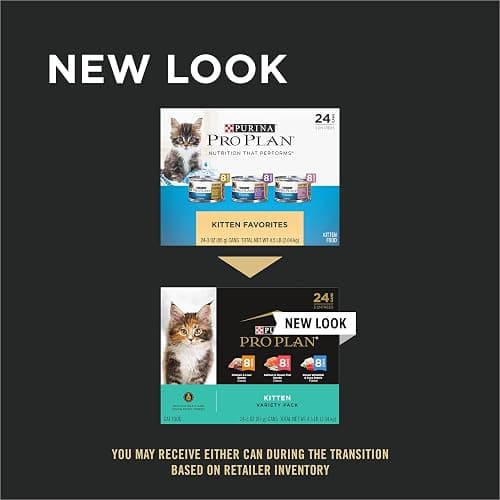 Purina Pro Plan High Protein Wet Kitten Food Variety Pack, DEVELOPMENT Kitten Favorites - (Pack of 24) 3 oz. Cans thumbnail 2