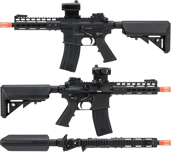 Evike Airsoft - EMG Helios Noveske Licensed N4 Gas Blowback M.4 w/K.eymod Han.dgu.ard (Model: 7" PIS.tol) thumbnail 3
