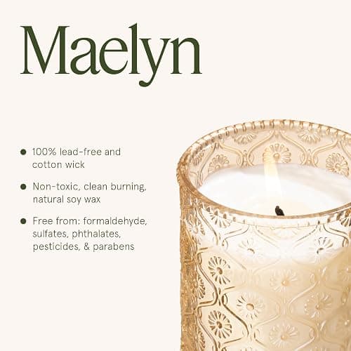 LA JOLIE MUSE Vanilla Bomb Candle | Vanilla, Lemon Zest & Patchouli | 6 oz Cotton Wick | Natural Soy Wax | 40 Hours Clean Burn | Gift-Ready for Hosts | Elegant Home Décor thumbnail 6