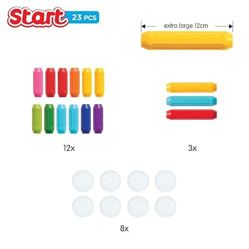 SMARTMAX - Start, Magnetic Discovery Construction, Ages 1-6 Years, Blue,green,orange,pink,purple,red,white thumbnail 3