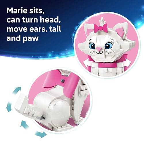 LEGO Disney The Aristocats Adorable Marie Toy Building Set - Bedroom or Desk Decor for Girls & Boys, Ages 7+ - Disney Gifts for Birthdays - 43286 thumbnail 5