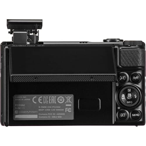 Canon PowerShot SX740 HS Digital Camera (Black) 4PC Bundle - Includes 64GB SD Memory Card + Padded Carrying Case + Microfiber Cleaning Cloth thumbnail 6