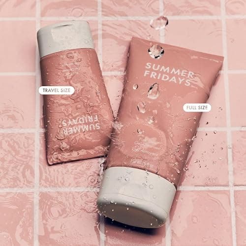 Summer Fridays Pink Dew Gel Facial Cleanser - pH-Balanced Foaming Gel Face Wash for Oily, Blemish-Prone + Sensitive Skin - Refreshing + Hydrating Gentle Face Cleanser for Soft, Radiant Skin (5 fl oz) thumbnail 7