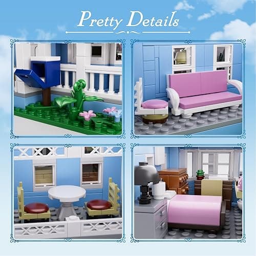 Gilmore Stars Hollow Luke’s Lorelai Movie House Building Block Toys Set,Compatible with Lego, Gift and Collectibles Decor Set for Family Sitcom TV Fans Girls Women Adult(1107 PCS) thumbnail 4