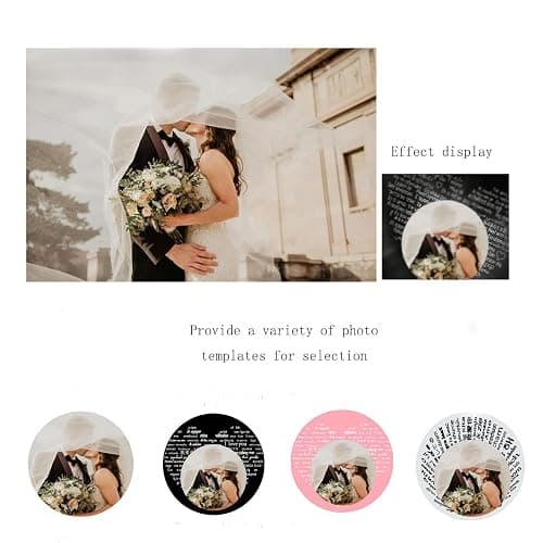 AVINVAN Photo Necklace 925 Sterling Silver Personalised Projection Necklace with Picture Inside Charm Customised Jewellery Heart Present for Women Mum Girls Wife Birthday thumbnail 5