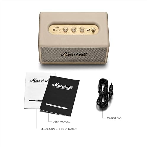 Marshall Acton III Bluetooth Home Speaker - Cream thumbnail 9