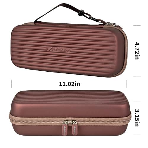 Againmore Stethoscope Case for 3M Littmann Classic III and BP Cuff-Brown | Also Fits Paramed, for FriCARE and for Scienlodic; Layered Pockets Organize Medical Tools, Case Only thumbnail 6
