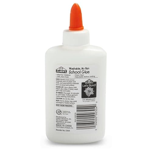 Elmer's Liquid School Glue, Washable, Safe and Nontoxic, 4oz, 1 Count - Back to School Supplies thumbnail 8