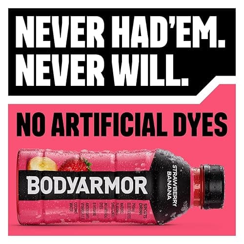 BODYARMOR Sports Drink Sports Beverage, Orange Mango, Coconut Water Hydration, Natural Flavors With Vitamins, Potassium-Packed Electrolytes, Perfect For Athletes, 16 Fl Oz (Pack of 12) - Orange Mango - 16 Ounce (Pack of 12) thumbnail 4