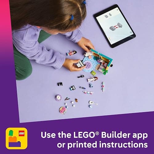 LEGO Friends Paisley's Room Building Toy - Pretend Play Set for Kids, Girls and Boys, Ages 6+ - with 2 Minidolls, Pet Bunny Figure, and Plushie-Style Piece - Gift Idea for Birthdays - 42647 thumbnail 6