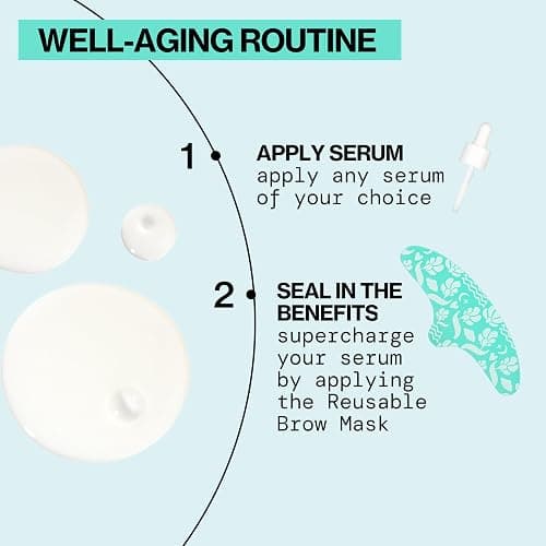 Pacifica Reusable Brow Mask – 100% Silicone Forehead Wrinkle Patch for Brow Lift, Reusable Anti-Wrinkle Pad Smooths Frown Lines, Vegan, Fragrance-Free, Vegan & Cruelty-Free, 1 Piece thumbnail 11