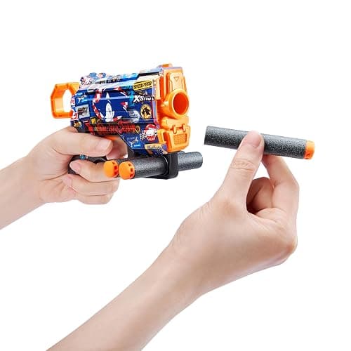 XSHOT Skins Menace - Sonic Race Team (2 Pack + 16 Darts) by ZURU, Easy Reload, Air Pocket Dart Technology, Toy Foam Dart Blaster for Kids, Teens, Adults, Frustration Free Packaging thumbnail 6