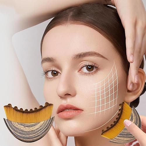 Lymphatic Drainage Massager Face, Lymphatic Contour Face Brush, Dry Brushing with Ergonomic Design to Relieve Fatigue & Fit Skin Precisely (1PCS) thumbnail 4