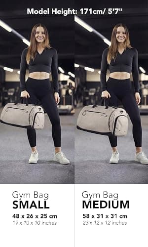 Fitgriff® Gym Bag for Men & Women with Shoe & Wet Compartment - Duffle Bag for Travel, Sports, Fitness & Workout thumbnail 3