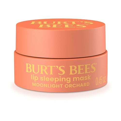 Burt’s Bees Moonlight Orchard Lip Sleeping Mask, 0.45 oz. | With Hyaluronic Acid and Squalane Moisturizer To Instantly Hydrate Lips, 100 Percent Natural Origin Lip Treatment - Image 1