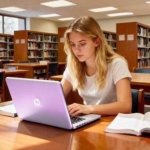 HP Everyday Slim Laptop • Microsoft Office 365 Included • Intel N150 CPU • 128GB SSD • Long Battery Lifes • Copilot AI • Windows 11 • Honey Lavender thumbnail 3