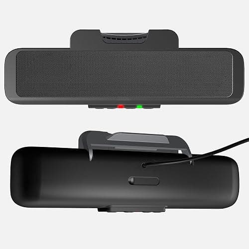 Cyber Acoustics USB Speaker Bar (CA-2890) – Stereo USB Powered Speaker, Easily Clamps to Monitor, Convenient Controls thumbnail 7