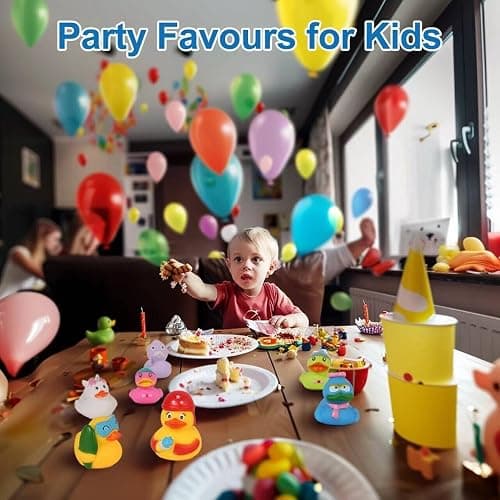 Audaisyly Rubber Ducks Bath Toy for Kids, Assortment Duckies for Jeep Ducking Pool Floater Ducky Bathtub Beach Toys, Party Favors Birthday thumbnail 7