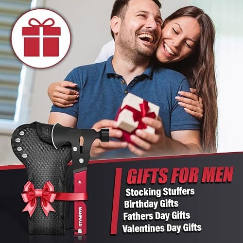 15 in 1 Multitool Axe Hatchet, Christmas Stocking Stuffers for Men Adults, Camping Accessories Survival Gear, Multi Tool for Camping Hiking Survival, Cool Gadgets Gifts for Men,Husband, Boyfriends thumbnail 7