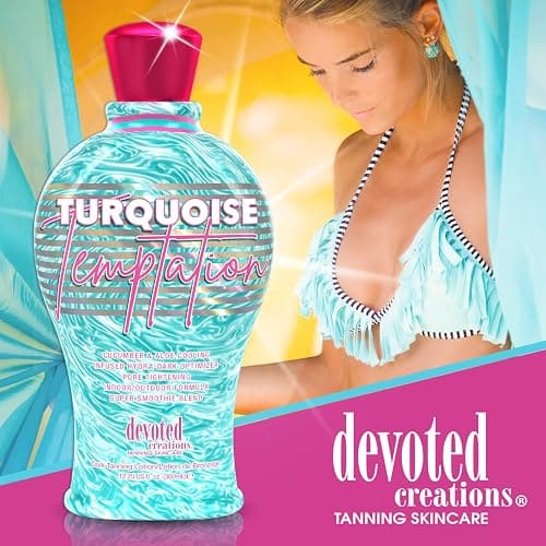 Devoted Creations Turquoise Temptation Indoor and Outdoor Tanning Lotion 12.25 oz thumbnail 3
